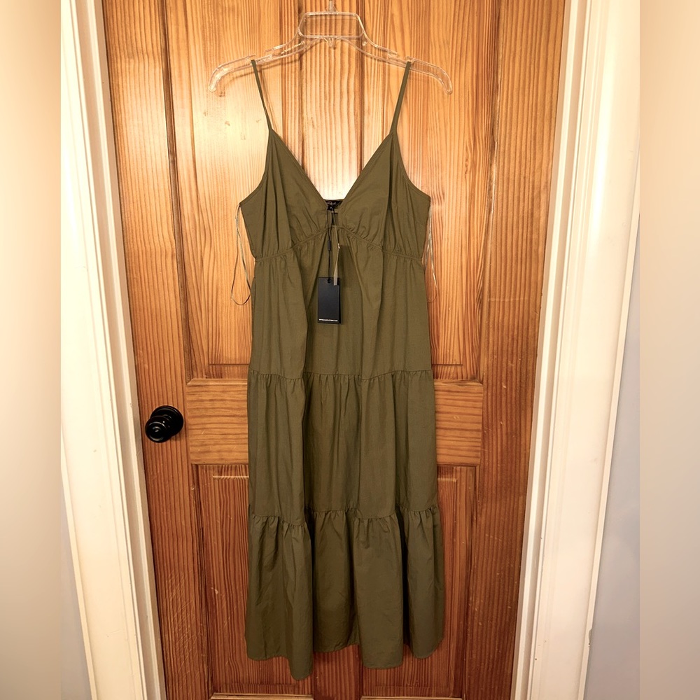 NWT Rails sz XS olive green sun dress